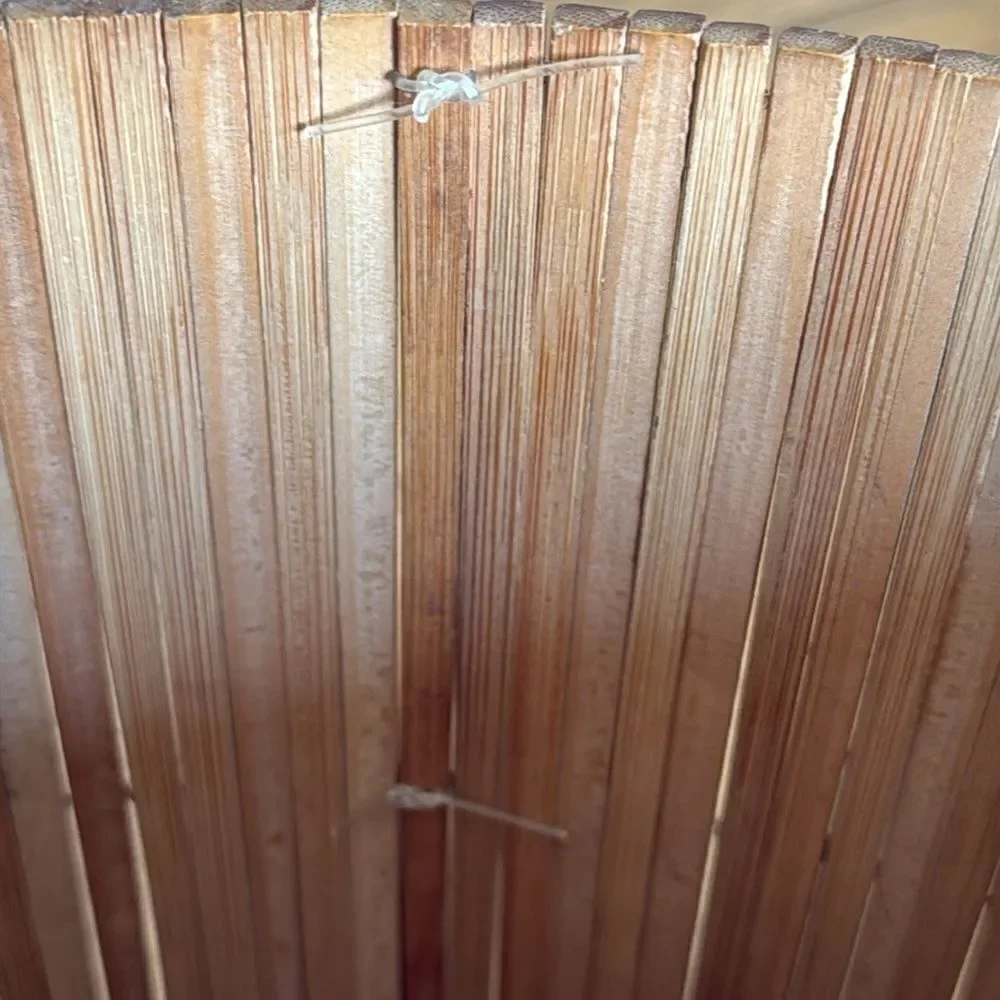 MCM Bamboo wastebasket